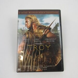 Troy (DVD, 2004, 2-Disc Set, Widescreen) Brad‎ Pitt, Eric Bana, Orlando Bloom